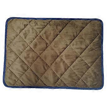 SelfWarming Pet Bed with Thermal Technology, AntiSlip Plush Cat and Dog Mat for Winter Comfort