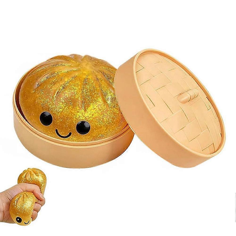 Glitter Dumpling Squishy Box Anxiety Relief Fidget Decompression Dough