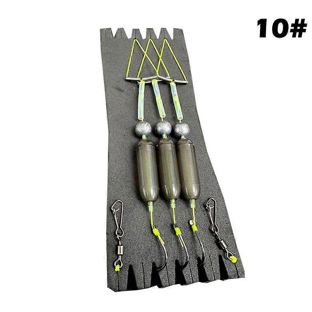 Fishing Triple Hook, Reverse Hook Set, Reverse Bottom Line Free Floating. N6N8