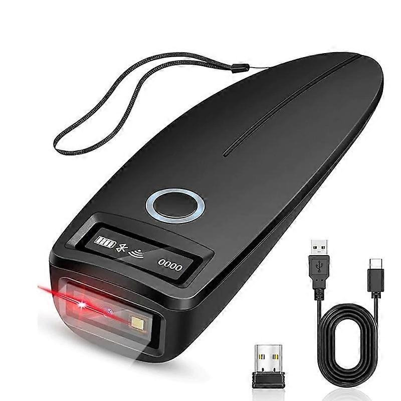 2D Barcode Scanner Bluetooth 2.4G Wireless 1D 2D QR Code Mini Handheld Portable Pocket Reader IOS Android PC compatible with Mobile Payment