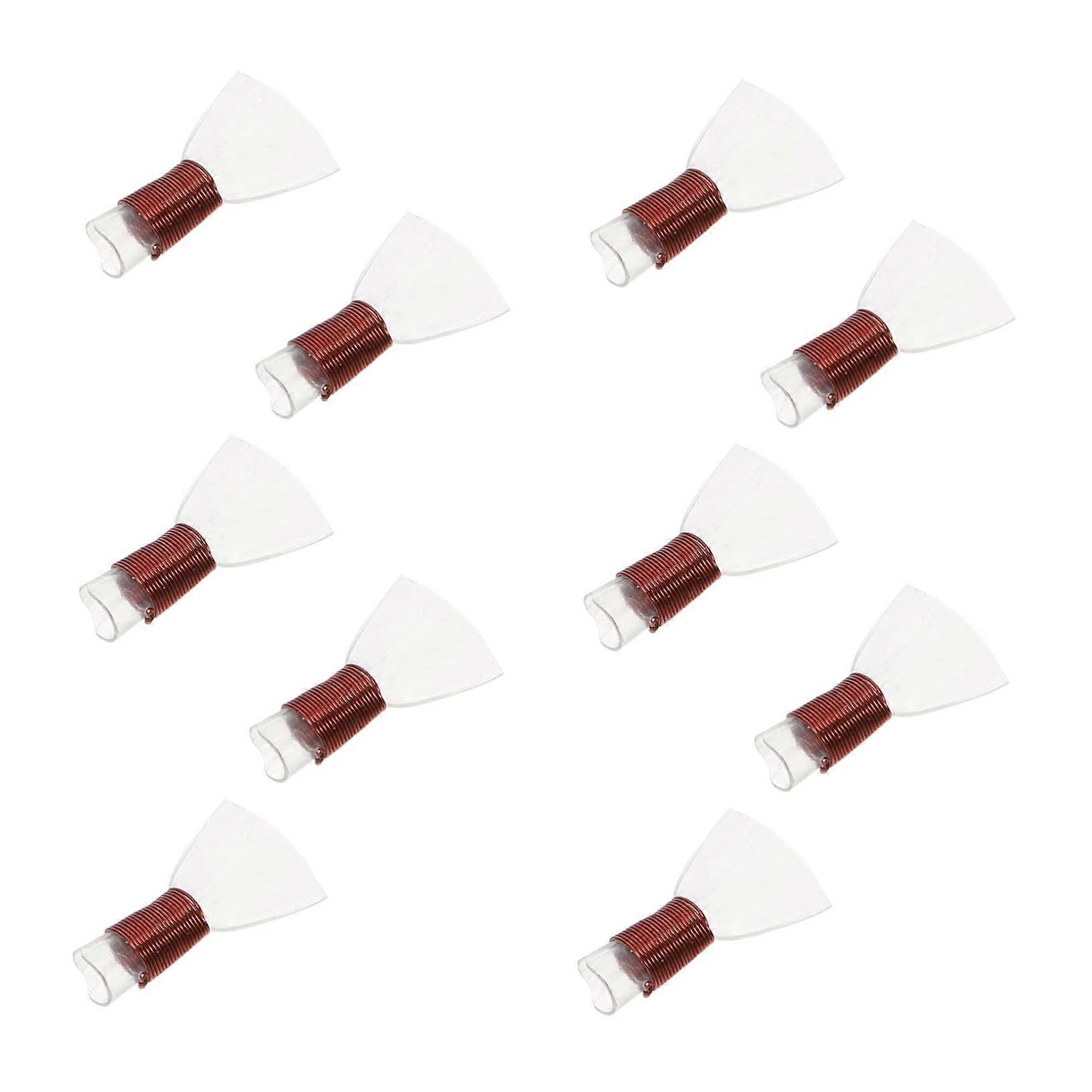 10pcs Plastic Suona Reeds for Consistent Mellow Sound and Quick Replacement