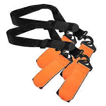 Cinghie da sci per il trasporto Cinghia da snowboard per tenere fermo Utilizzo 4 set Nylon colori assortiti
