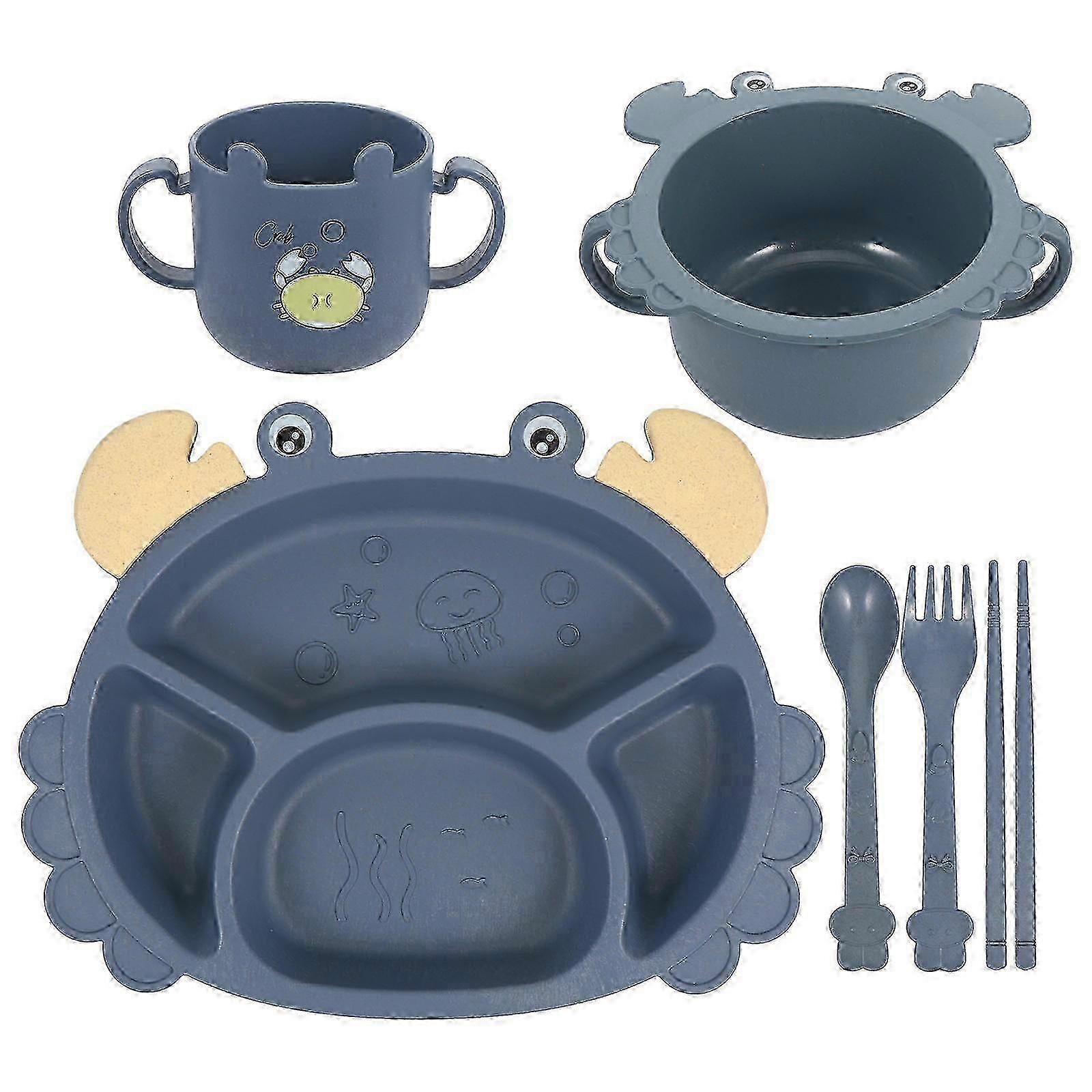 Toddler Dining Plate For Kids With Waterproof Functionality And Simple Design 1 Set