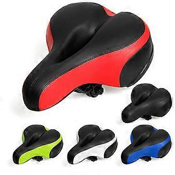 Bicycle Saddle Thick Sponge Absorbing Seat with Reflective Sticker Accessories Black
