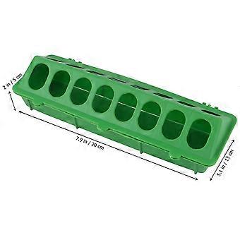 2PCS Pigeon House Nourriture Crib Plastique Pigeon Feeding Trough Épaississement Pigeon Feeding Slot Nouvelle Boîte De Nourriture Pour Pigeon Pour Animalerie À La Maison (Couleur Aléatoire)
