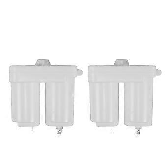 2 convertisseurs de batterie pour chauffe-eau à évacuation, boîtier de batterie en plastique, installation facile, étanche, léger et facile à ranger