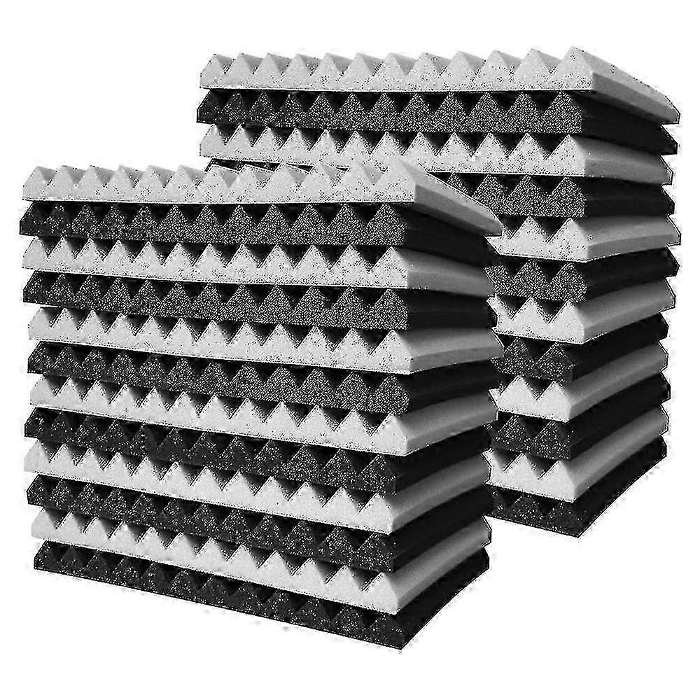 24 Pcs Acoustic Foam Panels for Studio Wall Soundproofing