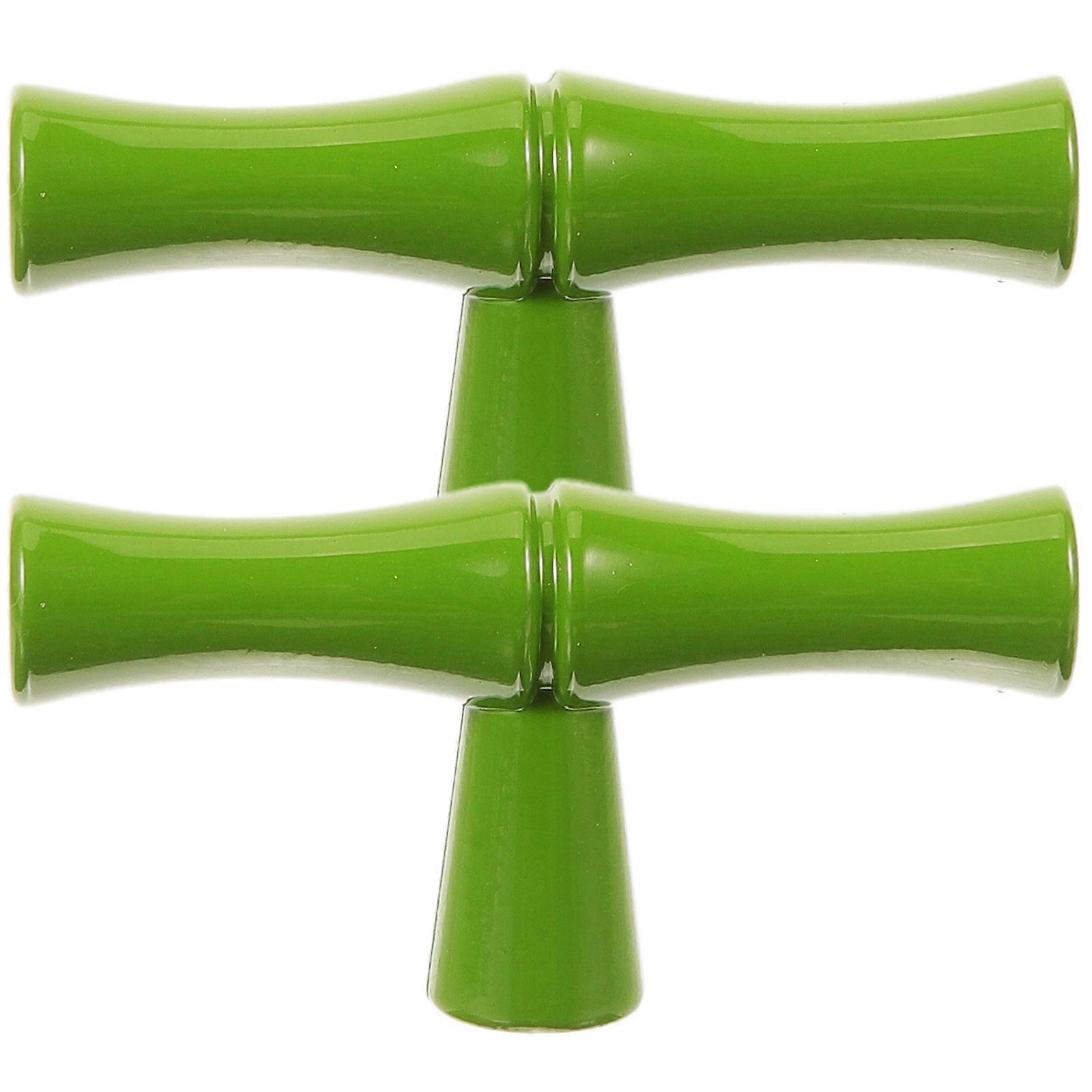 2pcs Simulation Bamboo Handle Cabinet Pulls Zinc Alloy Cupboard Door Knobs Drawer Pulls