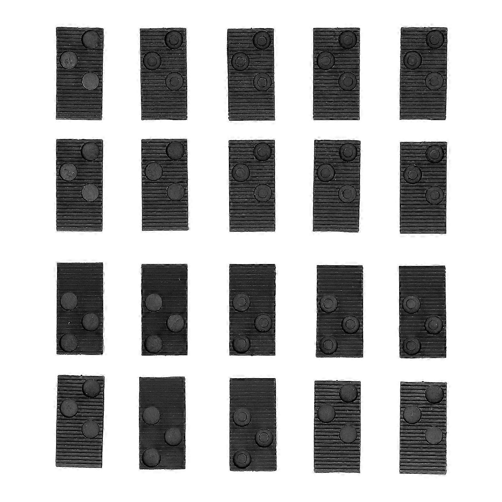 20Pcs Tapping Block Floor Install Installation Tool Set Flooring Kit compatible with Tile LaminateBlack