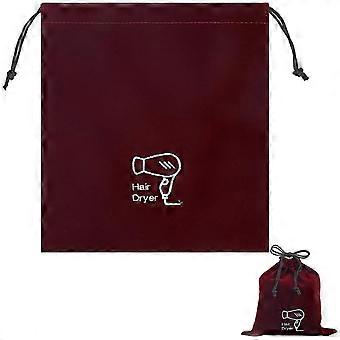 Haartrocknertasche, Föhnbeutel mit Kordelzug, Verpackungsbeutel, Aufbewahrungsbeutel für Haartrockner, Organizer-Tasche für Zuhause und Reisen (VU)
