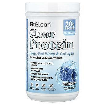 Fit & Lean, Clear Protein, Blue Raspberry, 1.04 lbs (474 g)