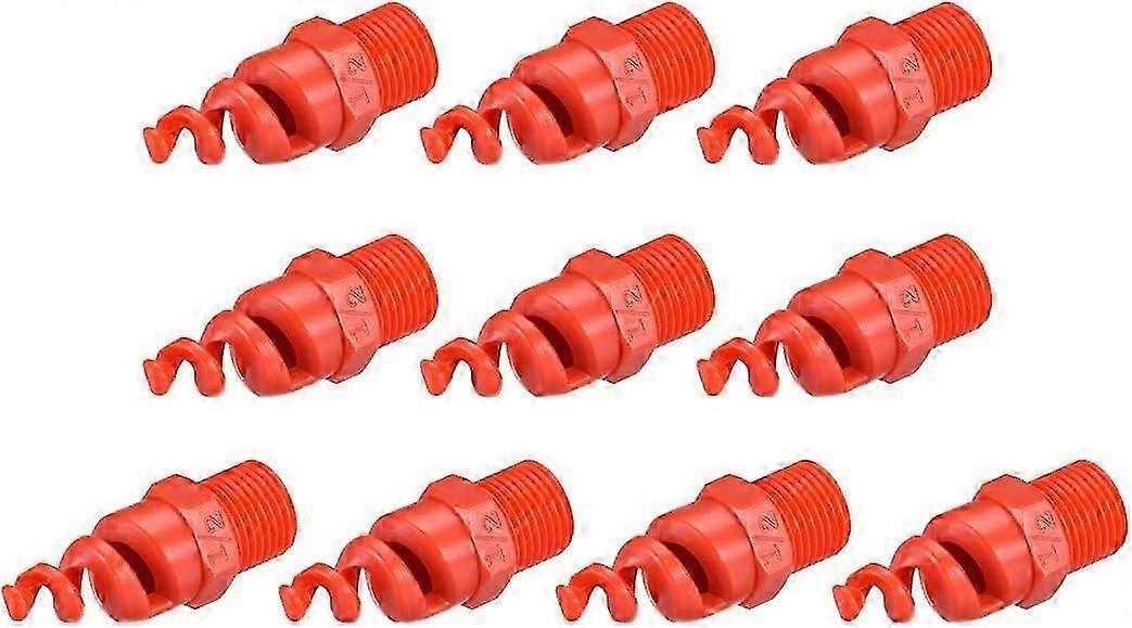 Spiral cone atomizing nozzle 1/2BSPF PP Sprinkler 10 Pcs