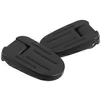Kids Tricycle Pedal Plastic Bicycle Footrest for Foot Resting 4Pcs Black