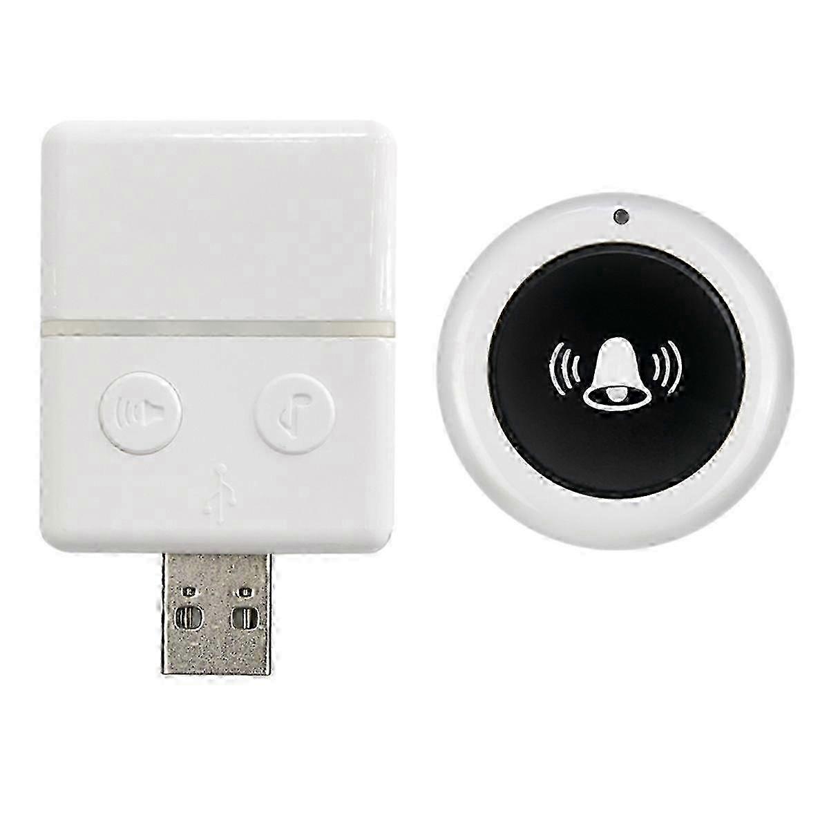 Wireless Doorbell Smart USB Powered with Night Function Receiver for Bed Care Call