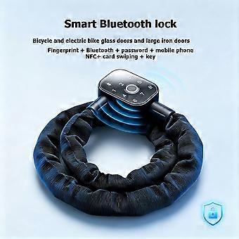 Intelligent Fingerprint and Password Lock Bluetooth for Electric Bicycles and Scooters-Theft-Proof Graffiti-Resistant