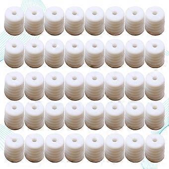 200pcs masque boucle réglable masque silicone anti-dérapant boucle oreille protecteur corde régulateur (blanc)