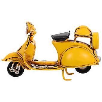 Vintage Motorcycle Model Metal Model Ornament Vintage Metal Scooter Ornament
