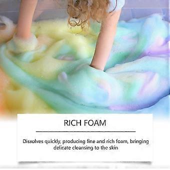 Bubble Salt Bath Balls - Feuchtigkeitsspendende blumige Badebomben mit Rosen- und Drachenfruchtextrakten
