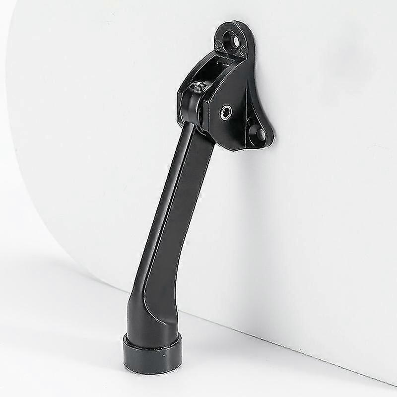 Kickdown door holder for home durable metal construction