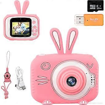 Kindercamera, 20MP 2 Inch 1080P HD Selfie Kindercamera, Speelgoedcamera voor Jongens en Meisjes