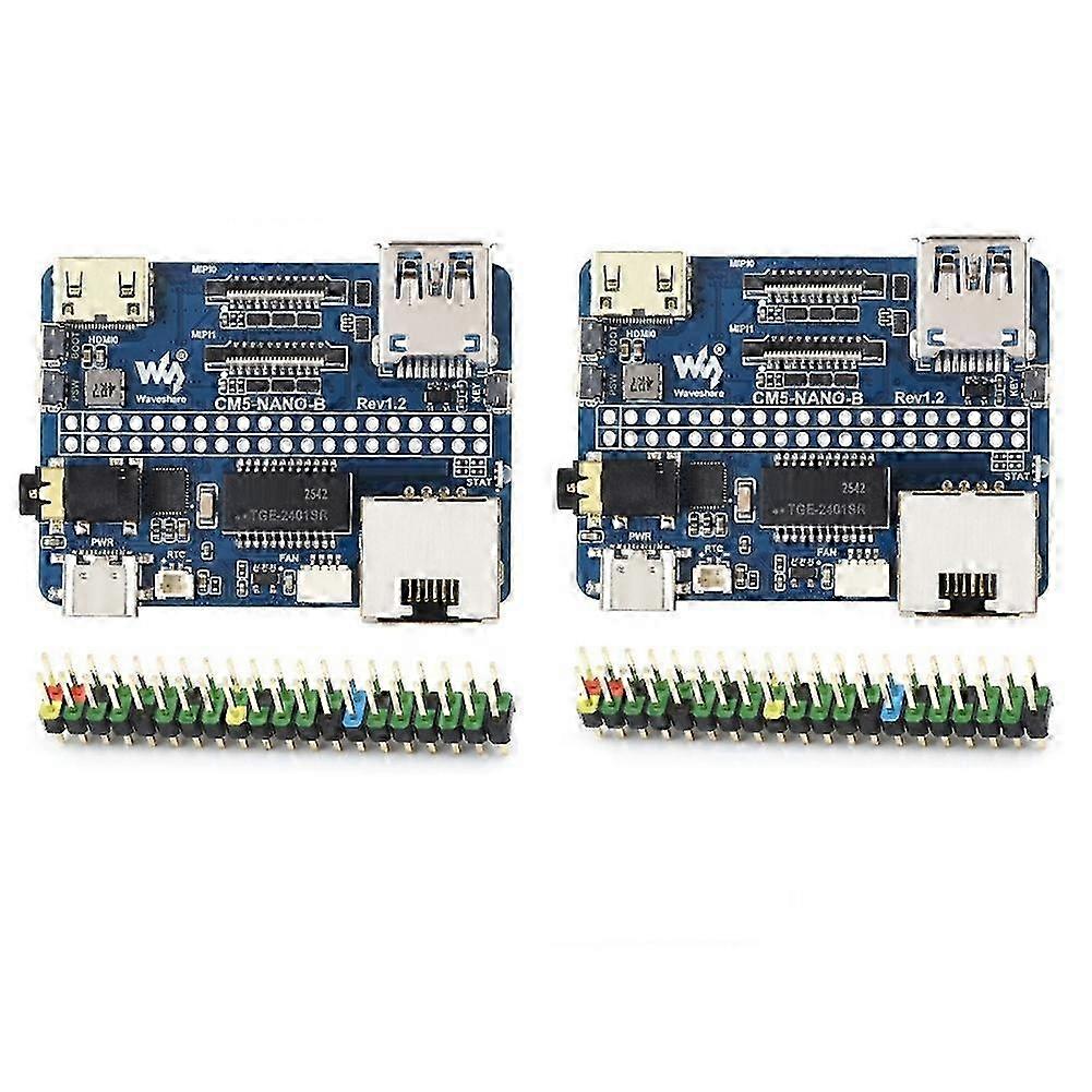 Waveshare compatible with Raspberry Pi CM5 Mini Base IO Board NANO B Development Board compatible with Compute Module 5 CM5-NANO-B