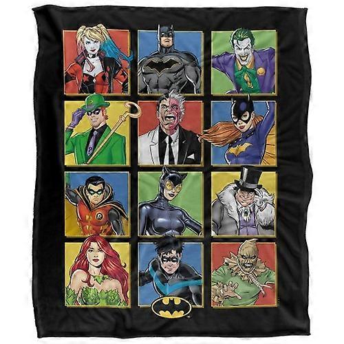 Batman Characters Square Blanket