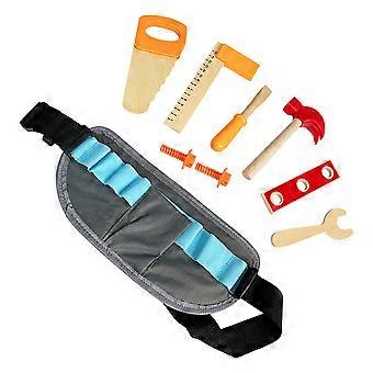 Kids Tool Set Wooden Repair Tool Toy for Learning 1Set Pretend Play