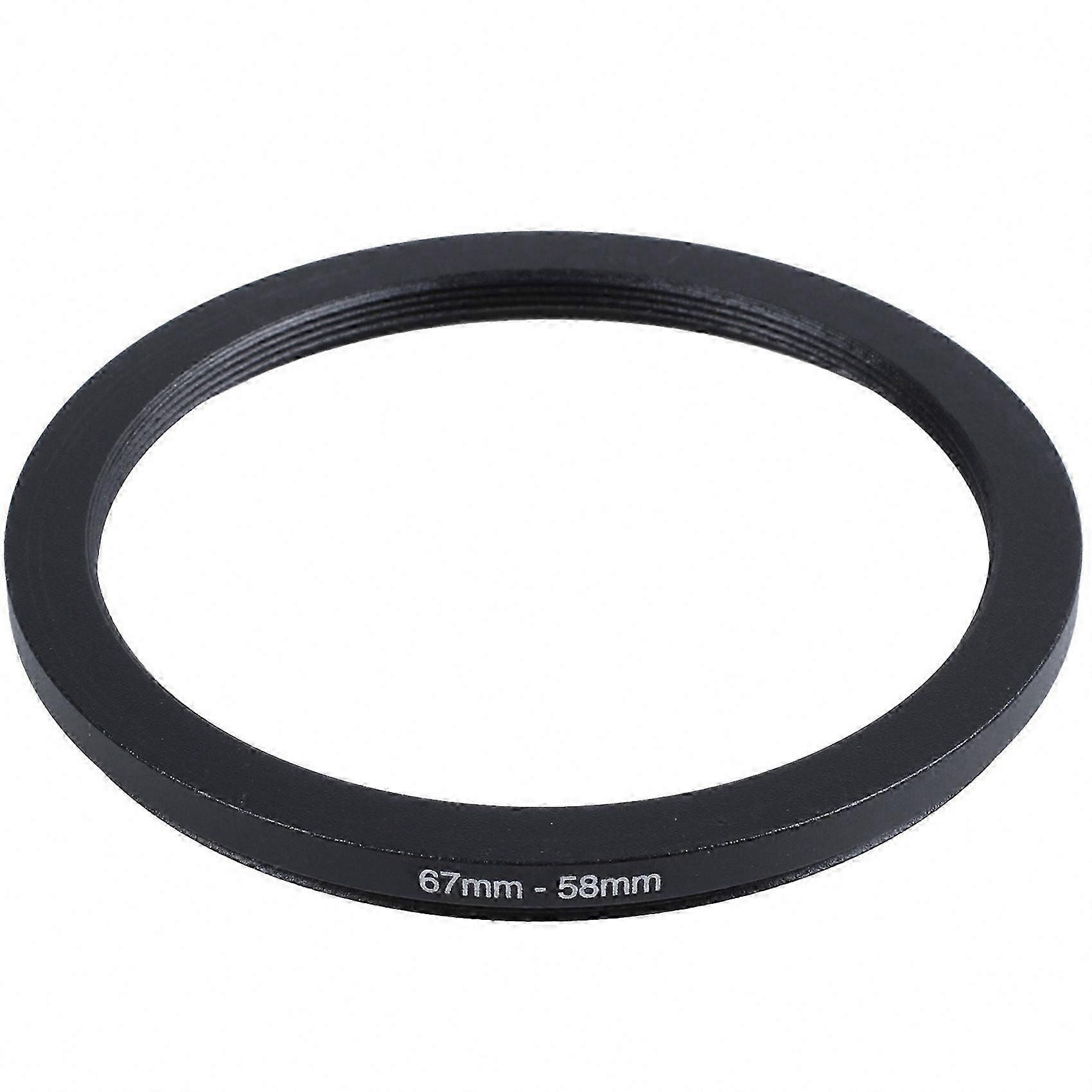 Secure 67mm to 58mm Camera Fit | 2-Pack Black Step Down Ring Adapters for Camera Use
