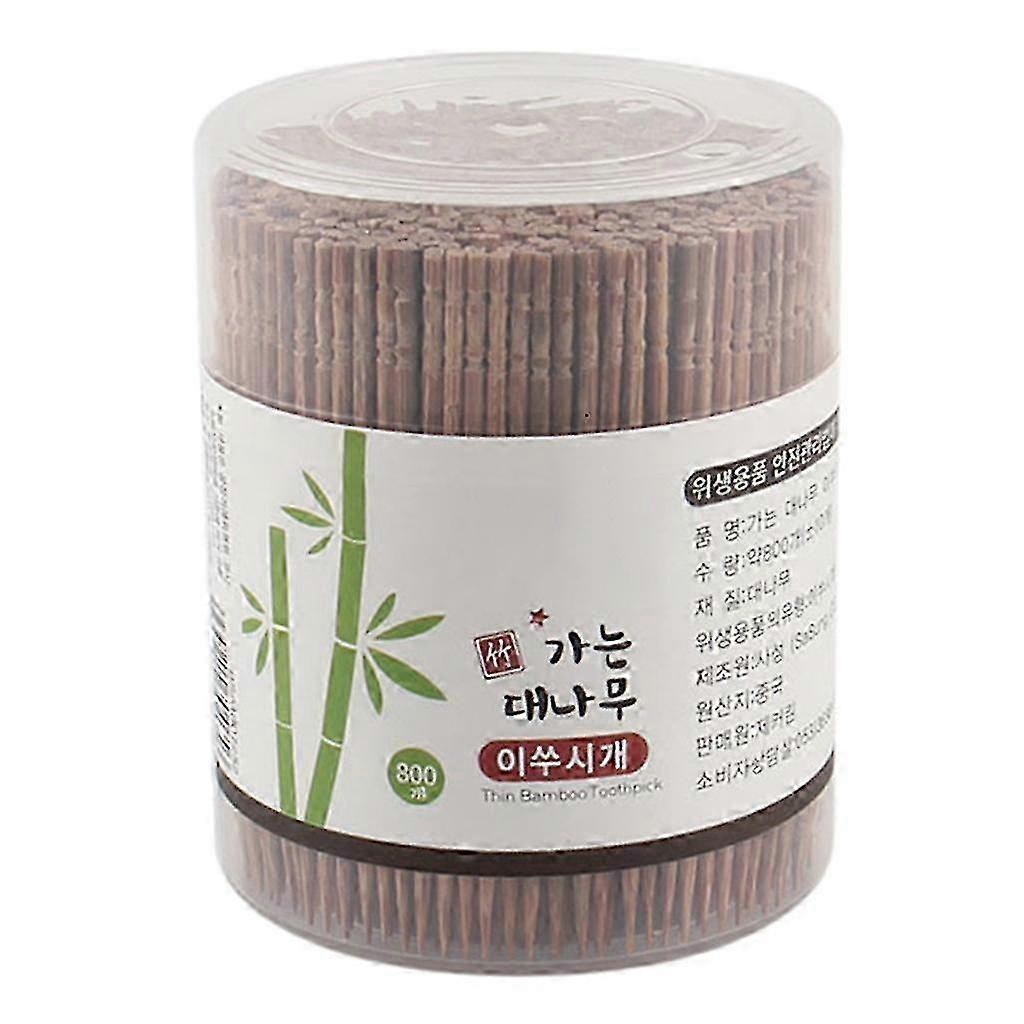 800pcs Single-Point Bamboo Toothpicks