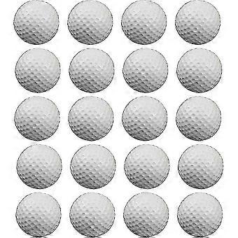 20 Pcs Foam Golf Practice Balls for Indoor/Outdoor Training, Air Flow Design for Backyard Hitting Mat Drives
