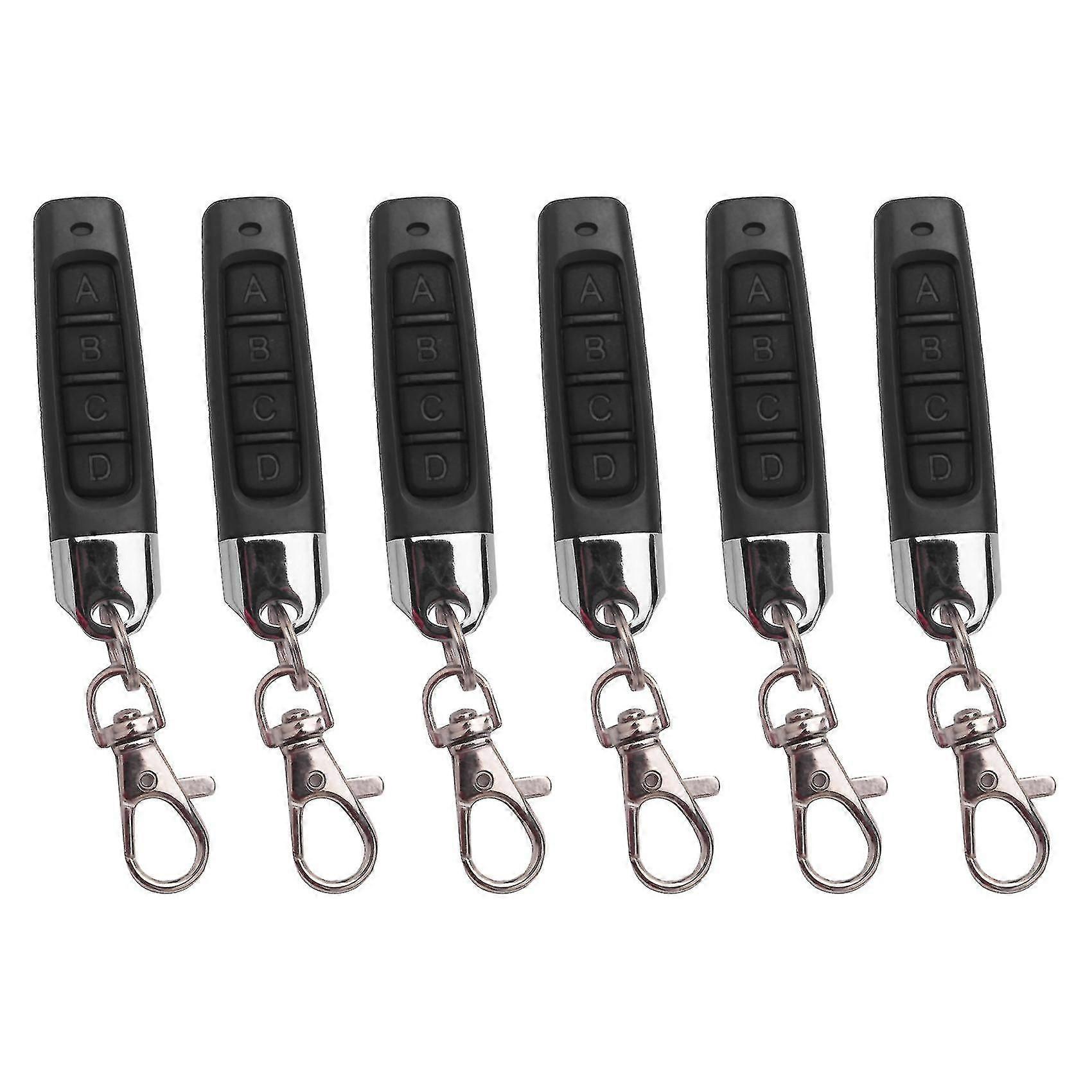 6x 433mhz Télécommande Garage Porte Ouvre-porte Télécommande Duplicateur Clone Cloning Code Car K