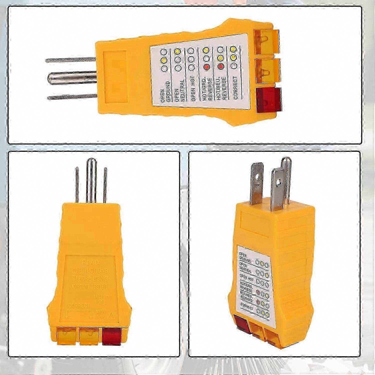 Durable Socket Tester With GFCI Function