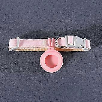 Collier de chat réglable avec dégagement rapide et étui AirTag - sangle de cou de sécurité durable pour animaux de compagnie pour le suivi et la protection