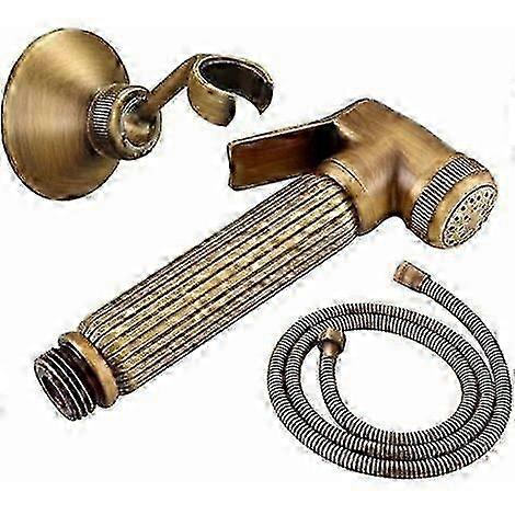 Antique Brass Bidet Sprayer Wall Mount