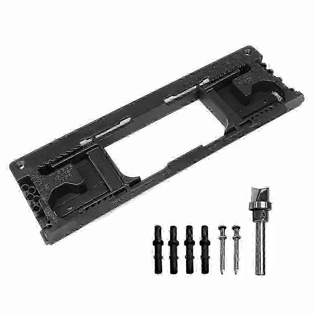 Adjustable Door Hinge Jig Template