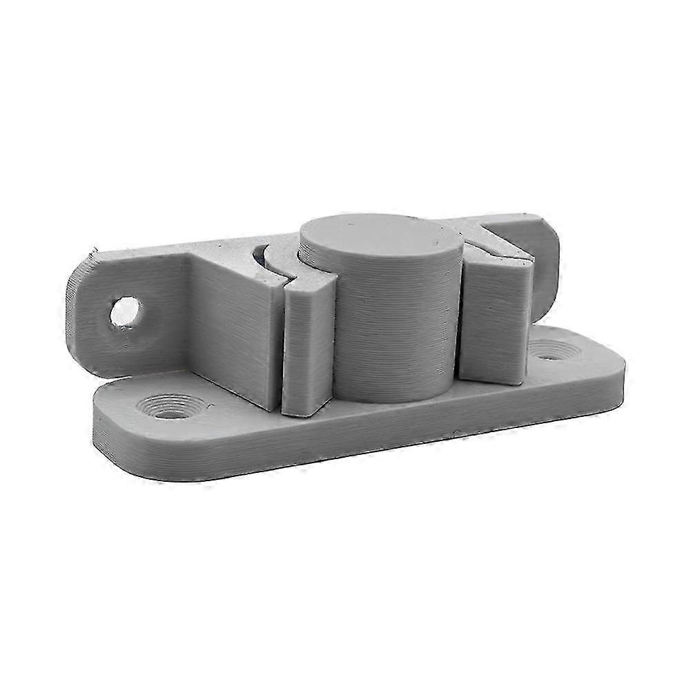 Simple Door Latch - White Plastic, 7cm, Privacy Lock, Easy Installation