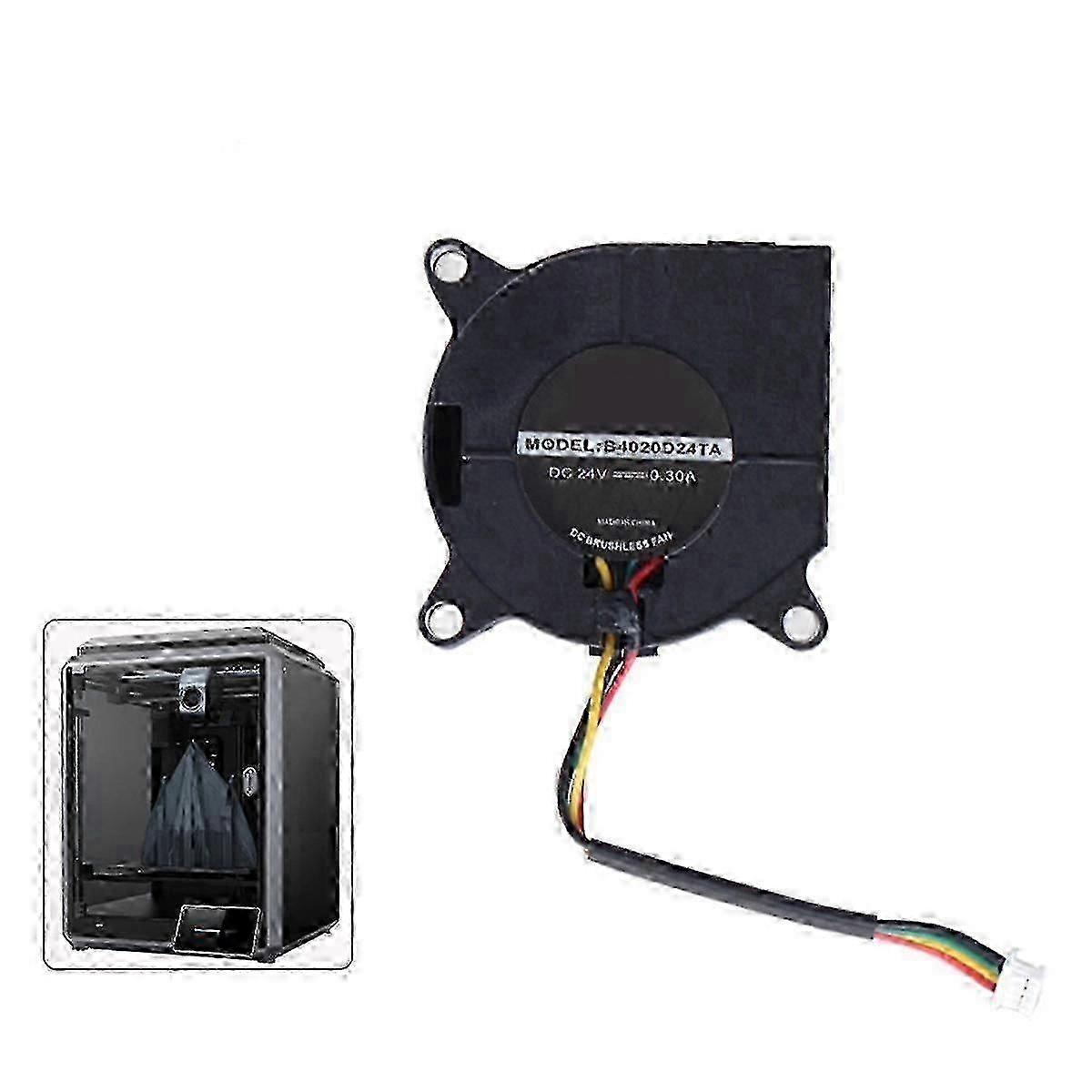 DC24V Cooling Fan compatible with 3D Printer Hotend 4020 Replacement Part-Good