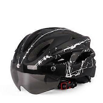 Unisex Adult Ultralight Bicycle Cycling Helmet With Goggles For Outdoor Sports Riding Helmet