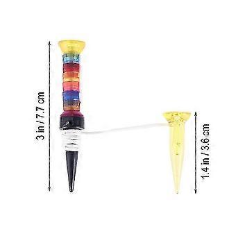 2026 Suitable Tee Magnetic Tee Reusable Training Tool 2Pcs compatible with Golf with Assorted Color
