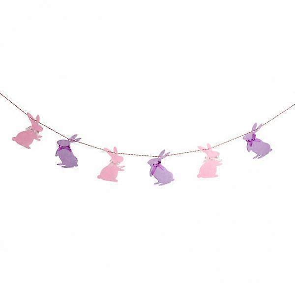 3x 6 Flags Fabric String Flags Easter Wedding Birthday