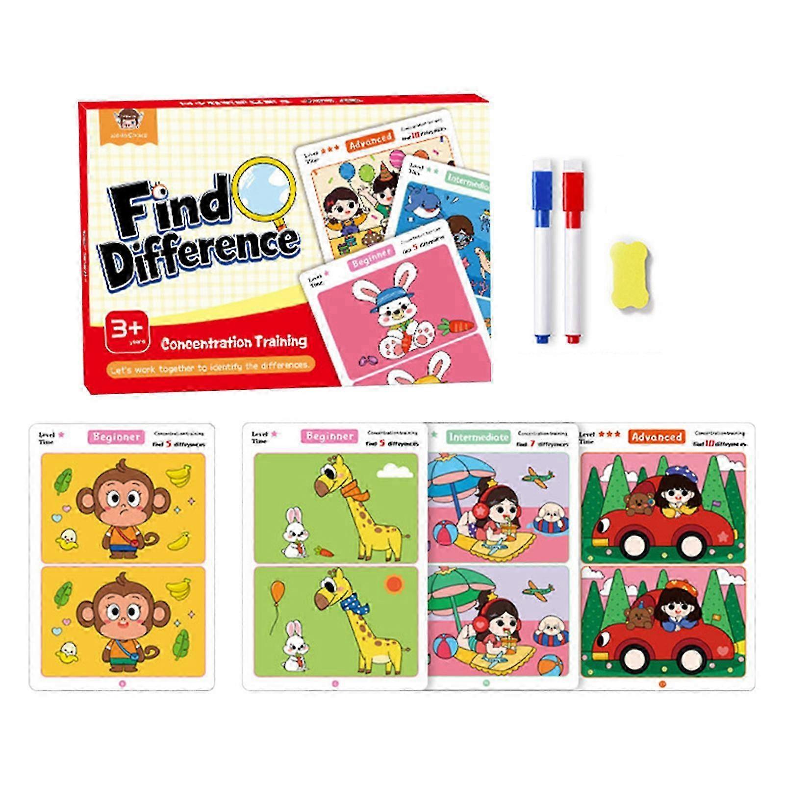 Dry-Erase Spot the Difference Learning Cards