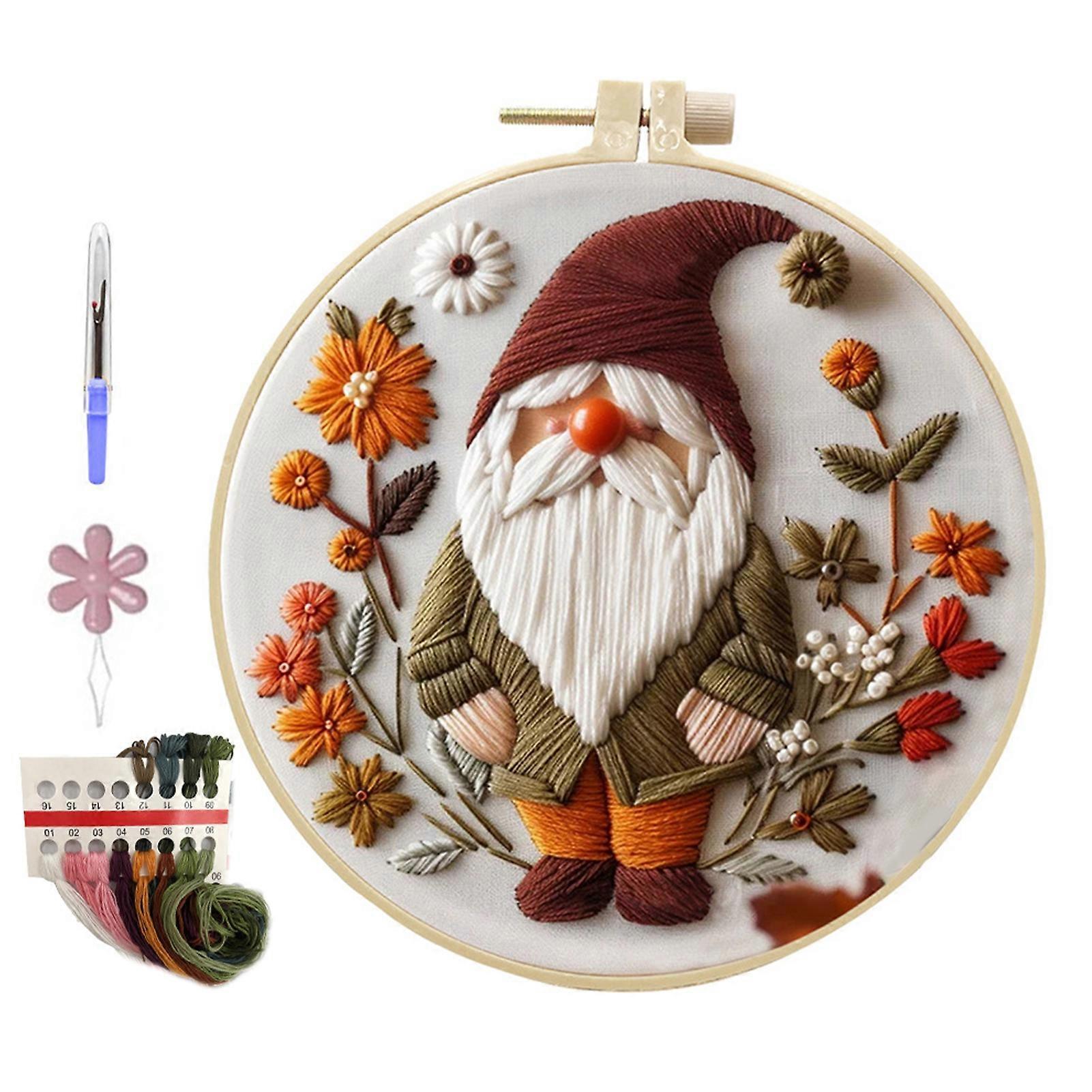 Water Soluble Halloween Embroidery Kit