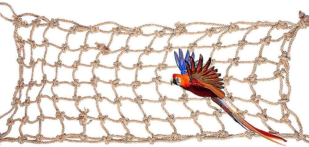 Parrot Crawling, Bird Cage, Cotton And Hemp Rope Ladder, Pendulum Net, Parakeet, Grey African Parrot