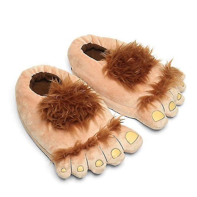 Plush Monster Adventure Slippers Novelty Winter Big Feet Slippers