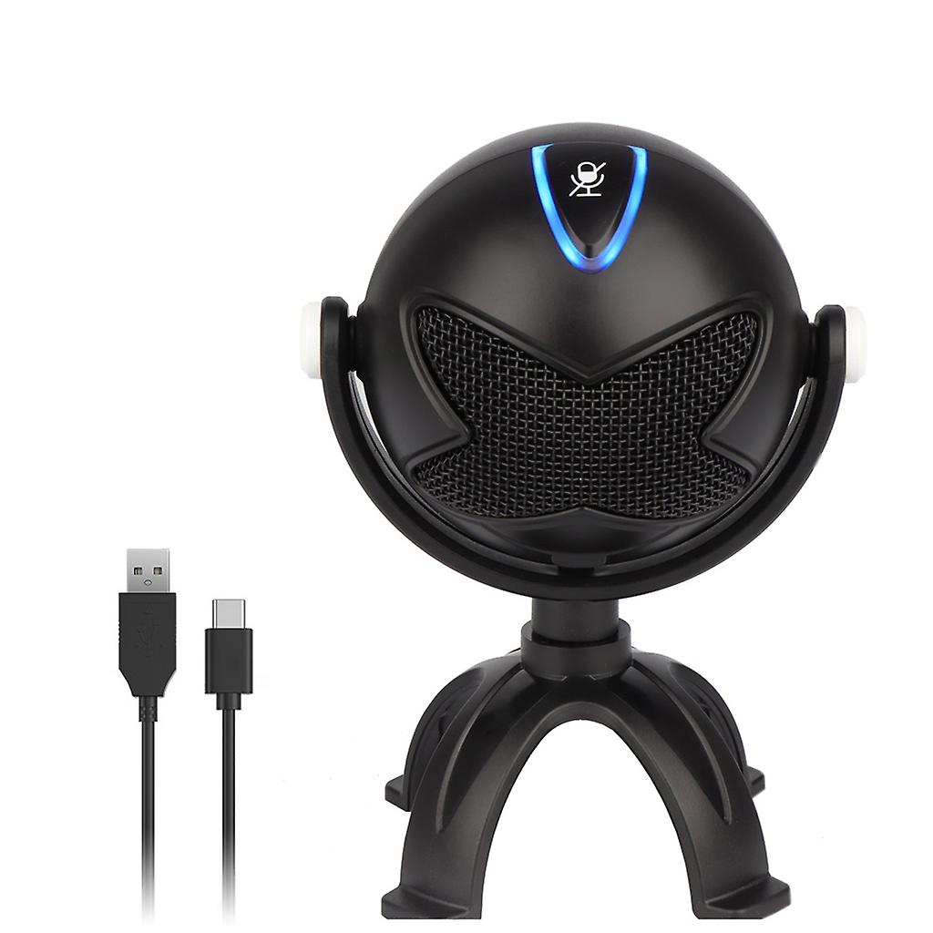 Microphone Headphone Wired Streaming Mics Game Vocal Record Application