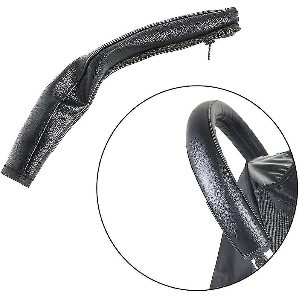 Baby stroller armrest protective cover, black