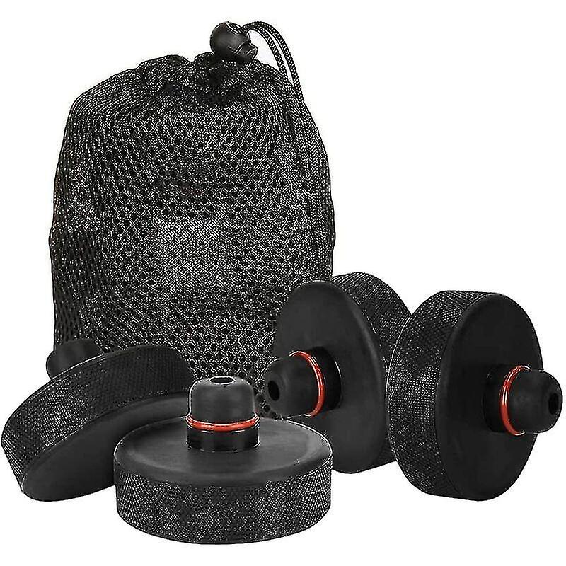 4 Pieces Rubber Block Compatible With Tesla Model 3, Jack Pad Rubber Block, Hydraulic Buffer Jack