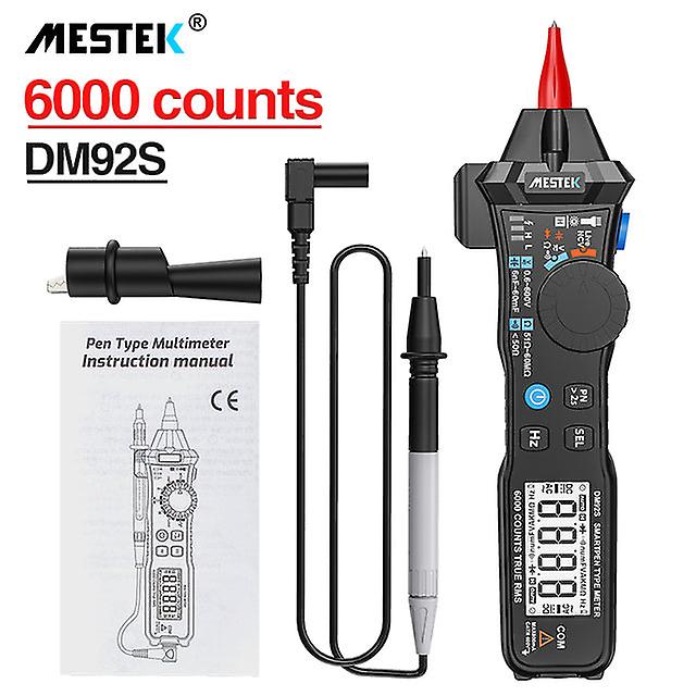 Handheld Digital Multimeter 6000 Counts Pocket Pen Auto Range/smart Multimeter Ac/dc Voltage Resistance Diode Continuity Tester