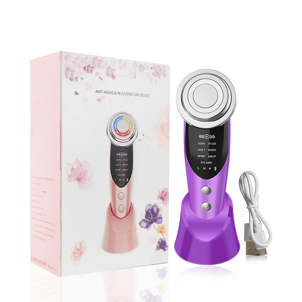 Rf Lifting Machine Skin Tightening Ems Face Lifting Massager 7 In 1 Skin Rejuvenation Facial Radio Frequency Face Lift Device