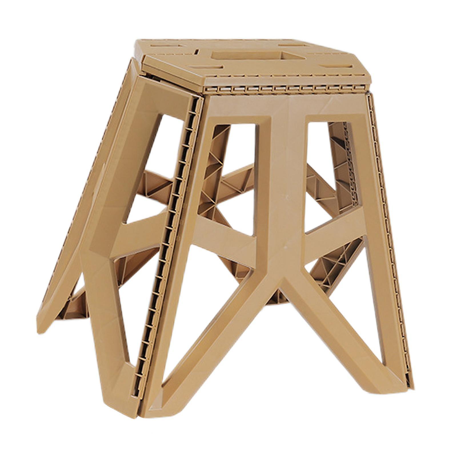 Portable Folding Stool Camping Chair Garden Lazy Resting Stools Plastic